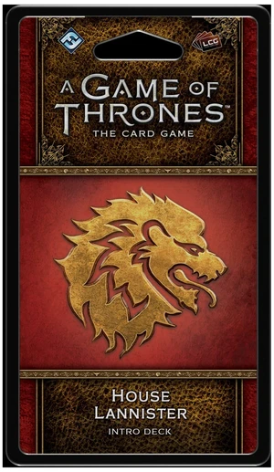 A Game of Thrones LCG Second Edition: House Lannister Deck | Strategy Card Game | Ages 14+ | 2-4 Players | Avg. Playtime 60-120 Minutes | Made by Fantasy Flight Games A Game of Thrones LCG Second Edition: House Lannister Deck | Strategy Card Game | Ages 14+ | 2-4 Players | Avg. Playtime 60-120 Minutes | Made by Fantasy Flight Games