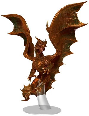 Dungeons & Dragons D&D Icons of The Realms: Adult Copper Dragon | Pre-Painted RPG Figure | Highly Detailed Miniature | Dungeons & Dragons Roleplaying Figures Dungeons & Dragons D&D Icons of The Realms: Adult Copper Dragon | Pre-Painted RPG Figure | Highly Detailed Miniature | Dungeons & Dragons Roleplaying Figures