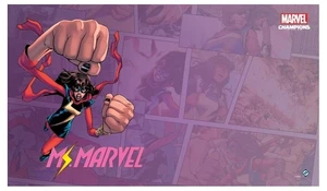 Marvel Champions The Card Game: Ms. Marvel Slip-Resistant Game Mat 24" x 12" Marvel Champions The Card Game: Ms. Marvel Slip-Resistant Game Mat 24" x 12"