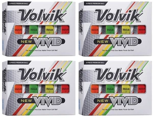 4 Volvik Vivid Golf Ball Packs | 48 Balls | High-Visibility Matte Finish | Enhanced Performance & Distance | VAS Alignment System for Accuracy | Ideal For All Skill Levels | 4 Dozen 4 Volvik Vivid Golf Ball Packs | 48 Balls | High-Visibility Matte Finish | Enhanced Performance & Distance | VAS Alignment System for Accuracy | Ideal For All Skill Levels | 4 Dozen