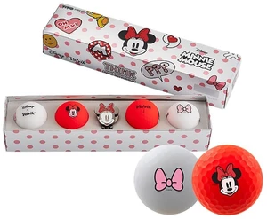 Volvik Disney Minnie Mouse Golf Balls Set | 4-Pack with Exclusive Ball Marker & Magnetic Hat Clip | High-Performance 3-Piece Ball | Vibrant Matte Finish | Perfect Gift for Disney Fan Volvik Disney Minnie Mouse Golf Balls Set | 4-Pack with Exclusive Ball Marker & Magnetic Hat Clip | High-Performance 3-Piece Ball | Vibrant Matte Finish | Perfect Gift for Disney Fan