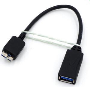 Micro B USB 3.0 Cable USB 3.0 A Female to Micro B Male OTG Data Cable for Samsung Note 3 S5 USB 3.0 Harddisk Device