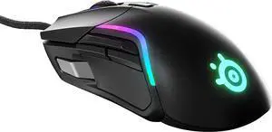 Good Product Outlet Rival 5 Gaming Mouse with PrismSync RGB Lighting and 9 Programmable Buttons  FPS, MOBA, MMO, Battle Royale  18,000 CPI TrueMove Air Optical Sensor - Black