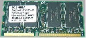 416G1Fg-80 Memory 128Mb Pc100 144 Pin Sdram Sodimm