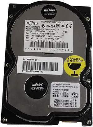 HP 386594-001 - 6.4GB IDE Hard Drive