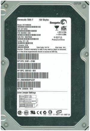 120GB 7200RPM IDE 3.5 hdd