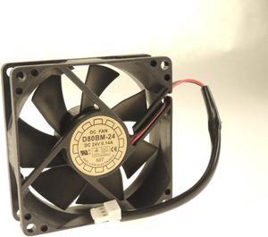 Yate Loon 8025 D80bm-24 Fan Dc24v 0.14a 2pin