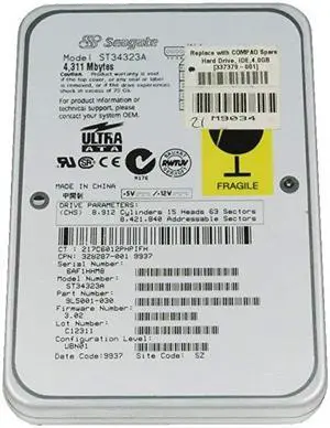 4GB IDE DISK DRIVE SEAGATE
