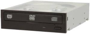Lite-On iHAS124-04 24x SATA DVD+/-RW Dual Layer DVD Burner (Black)