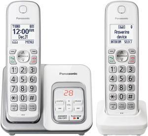 Panasonic KX-TGD532W Cordless Phone With 2 Handset Phones