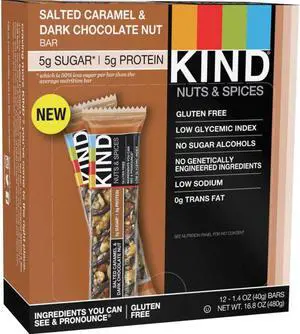 KIND Food,Sltd Carml/Drkchcnut 26961
