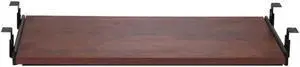 Lorell Cherry Laminate Keyboard Tray - 25.6" Width x 15.1" Depth - Cherry - 1