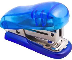 Baumgartens Mini Stapler, Plastic, Translucent Assorted 26510