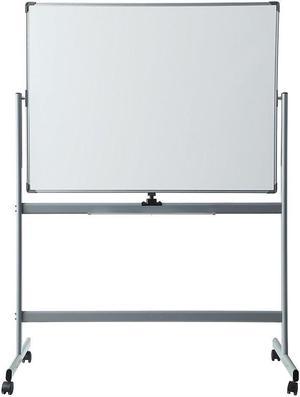 Lorell® Magnetic Dry-Erase Whiteboard Easel, 36" x 48", Metal Frame