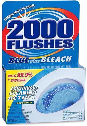 WD-40 2000 Flushes Toilet Bowl with Bleach & Blue Detergent 1 EA