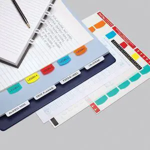 Redi-Tag Laser Printable Index Tabs 7/16 Inch White 180/Pack 33001