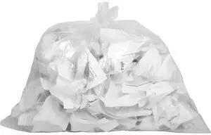 Genuine Joe Trash Can Liners 7-10 Gallon .6Mil 24"x23" 500/CT Clear 01010