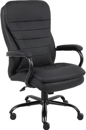 Lorell Executive Chair Dbl Cushion 33-1/2"x31"x45-1/2" Black 62624