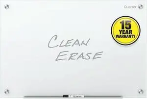 Quartet G3624NMW Infinity Glass Dry-Erase Board, 36" x 24", Frameless - 1 Each