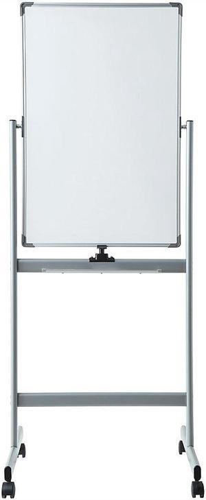 Lorell® Magnetic Dry-Erase Whiteboard Easel, 36" x 36", Metal Frame