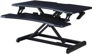 Lorell LLR99539 X-Type Slim Desk Riser, Black