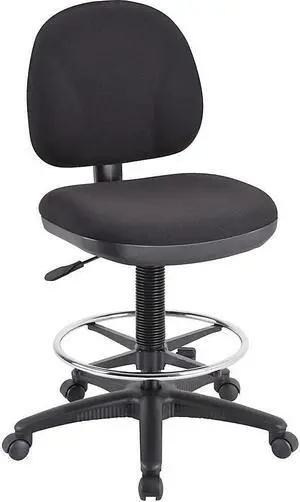 Lorell Adjustable Multi Task Stool 24"x24"x40-1/2"x50-1/2" Black 80008