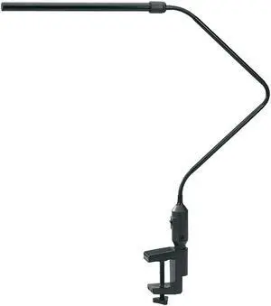 Realspace™ LED Gooseneck Lamp, 22-1/2"H, Black