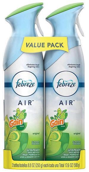 Procter & Gamble 97810 8.8 oz Air Gain Original, Aerosol - 2 Per Pack