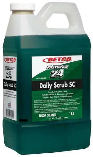 Betco® Daily Floor Scrub SC, 2.5 Gallon, Pack Of 4