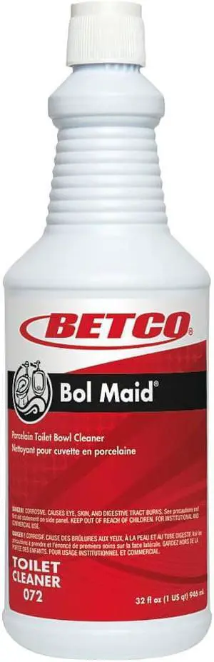 Betco Bol Maid Toilet Cleaner, Mint Scent, 1 Quart, Pack Of 12