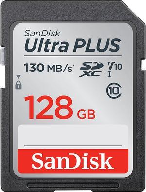 SanDisk® Ultra PLUS SD Card, 128GB, SDSDUW3-128G-AN6IN