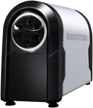Bostitch® Super Pro Glow Commercial Electric Pencil Sharpener, 11 3/16", Black/Silver