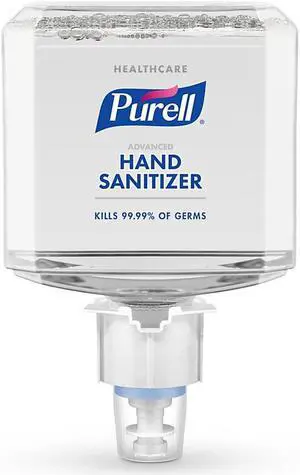 Purell® Healthcare Advanced Unscented Foam Hand Sanitizer Refill, ES6, 40.58 Oz