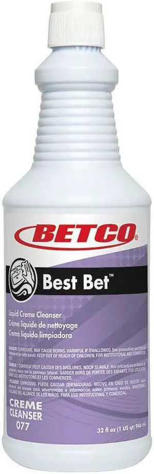Betco Best Bet Creme Cleanser, Fresh Mint Scent, 41.3 Oz, Pack Of 12