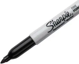 Sharpie Permanent Marker Fine Point 2/PK Black 30162PP