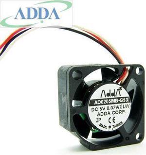 FOR ADDA AD0205MB-G53 5V 0.07A 2.5cm 2510 Dual ball silent cooling fan