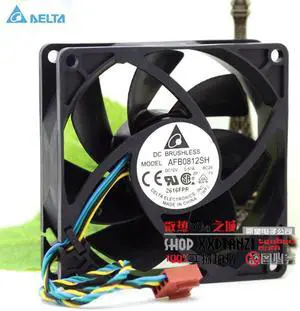 for delta for delta AFB0812SH 8025 12V 0.51A air volume PWM double ball bearing fan