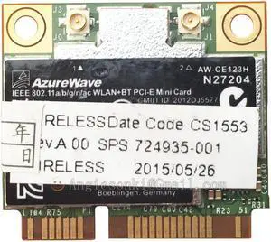 BCM94352HMB 94352 BCM4352 DUAL BAND WiFi Card for HP Broadcom+ Bluetooth 4.0 867 Mbps Mini PCI-E 802.11ac SPS 724935-001 725 755