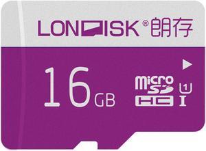 LONDISK 16GB Class 10 Micro SD Card U1 microSDHC Memory Card for Dash Cam Tablet GoPro (U1 16GB)
