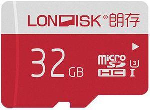 LONDISK 4K Micro SD Card 32GB Class10 U3 microSDHC Card Memory Card for Dashcam Smartphone  (U3 32GB)