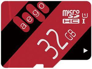 AEGO Ultra 32GB Micro SD Class 10 TF Flash SDHC Memory Card for galaxy s5/s8/s9 (U1 32GB)