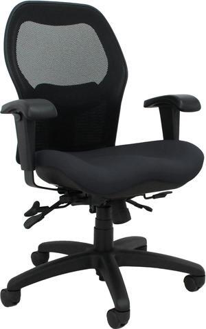Sola LT Ergonomic Office Chair by BodyBilt® | Comfortable Mesh Mid-Back Computer Chair |Ultra-Soft | Lumbar Support | 360° Swivel | Made in the USA.