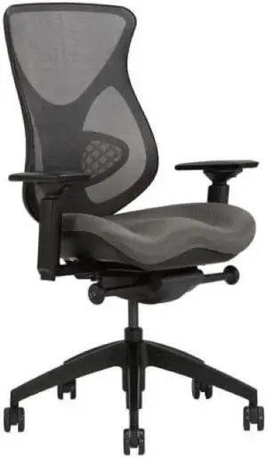 Midcelli by BodyBilt® Ergonomic Mesh Mid-Back Chair|Home or Office Seating|Elastomeric Mesh|Adjustable: Arms, Lumbar, Seat Depth, Height, Tilt, Tilt Tension, Made in the USA