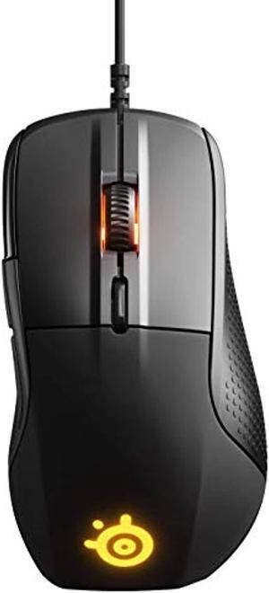 steelseries rival 710 gaming mouse - 16,000 cpi truemove3 optical sensor - oled display - tactile alerts - rgb lighting
