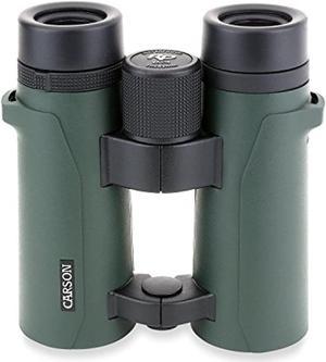 carson rd series 10x42mm open-bridge waterproof high definition full sized binoculars (rd-042)