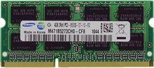 4gb samsung pc3-10600 (1333mhz) 204 pin ddr3 sodimm laptop computer memory