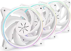 in win sirius pure asp120 120mm white addressable rgb fan