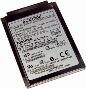 toshiba mk3006gal 30gb udma/66 4200rpm 2mb 1.8" mini hard drive