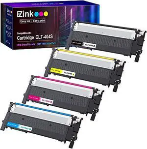 e-z ink (tm) compatible toner cartridge replacement for samsung clt-k404s clt-c404s clt-m404s clt-y404s clt 404s to use with c4