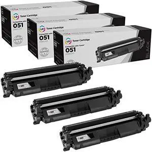 ld compatible toner cartridge replacement for canon 051 2168c001 (black, 3-pack) ld compatible toner cartridge replacement for canon 051 2168c001 (black, 3-pack)